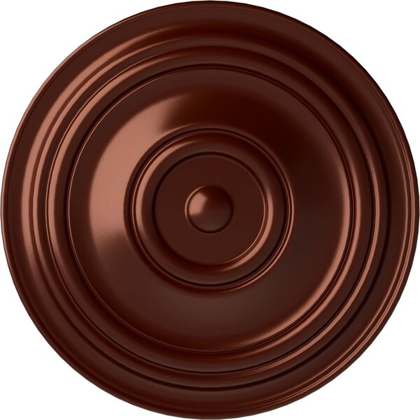 Ekena Millwork Traditional Ceiling Medallion (Fits Canopies up to 8 1/4"), 31 1/2"OD x 2 1/2"P, Antique Copper CM31TRACS - main